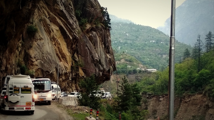 Traffic en route Gangotri